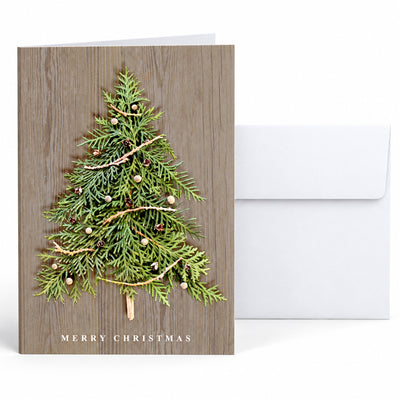 5 x 7 Foldover Card Set 80lb - Nature Tree