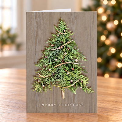 5 x 7 Foldover Card Set 80lb - Nature Tree