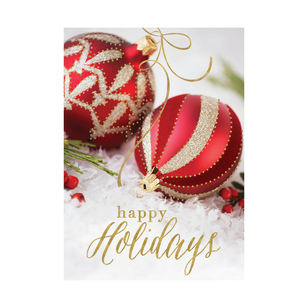5 x 7 Foldover Card Set 80lb - Golden Adornments