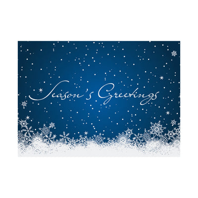 7 x 5 Foldover Card Set 80lb - Seasonal Flurries
