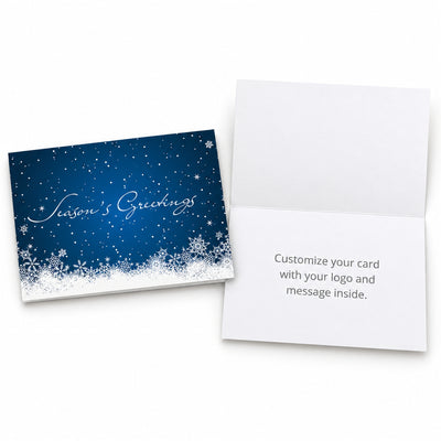 7 x 5 Foldover Card Set 80lb - Seasonal Flurries