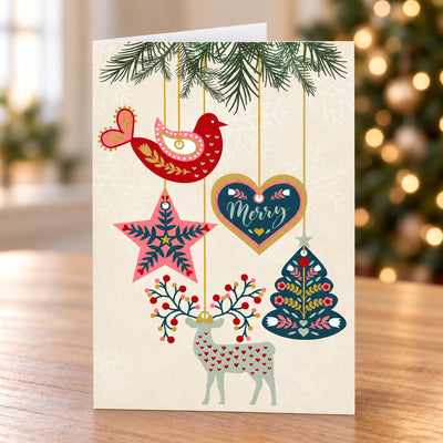 5 x 7 Foldover Card Set 80lb - Scandinavian Vibes