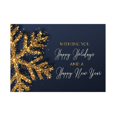 7 x 5 Foldover Card Set 80lb - Glittering Wishes