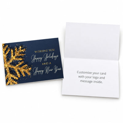 7 x 5 Foldover Card Set 80lb - Glittering Wishes