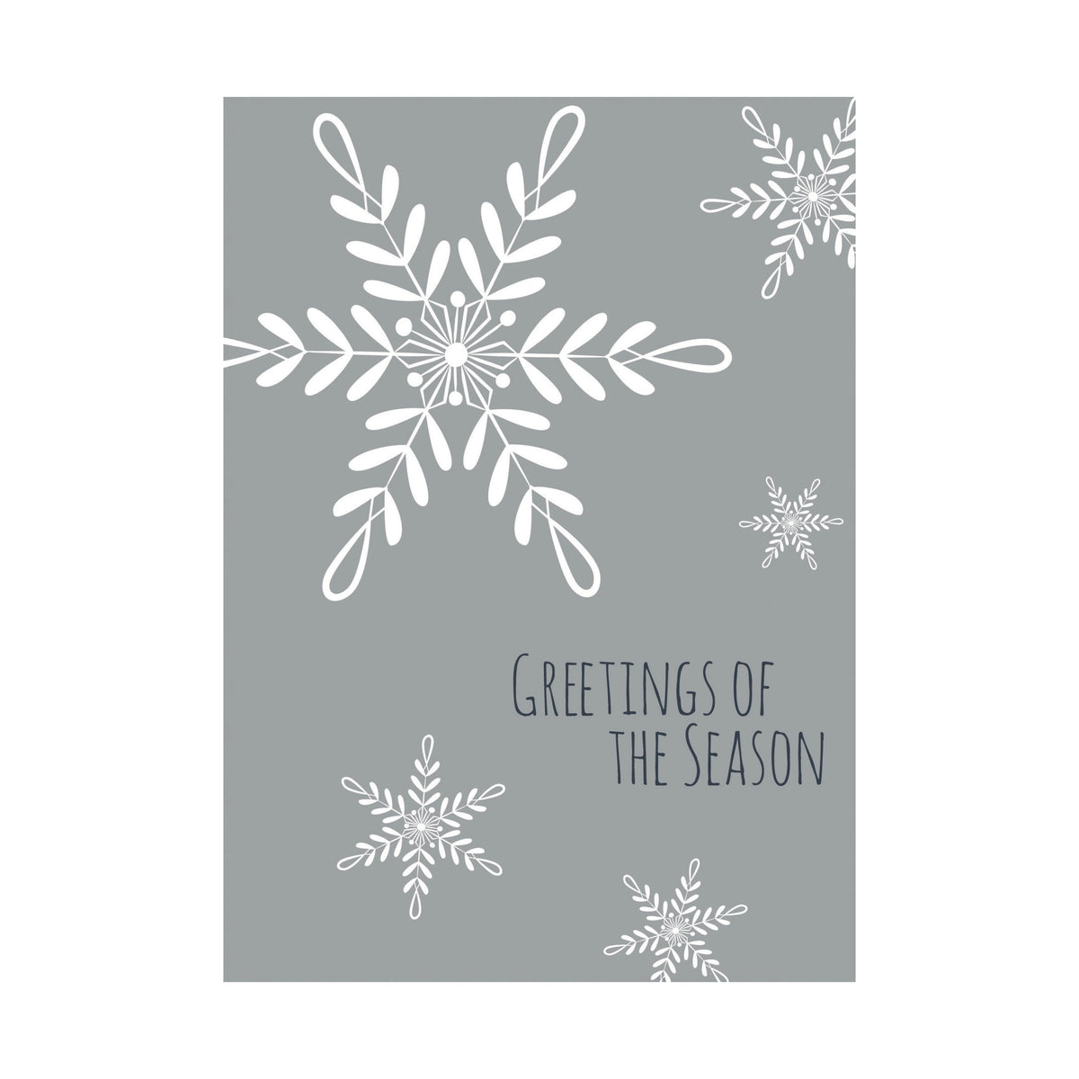 5 x 7 Foldover Card Set 80lb - Pewter Greetings
