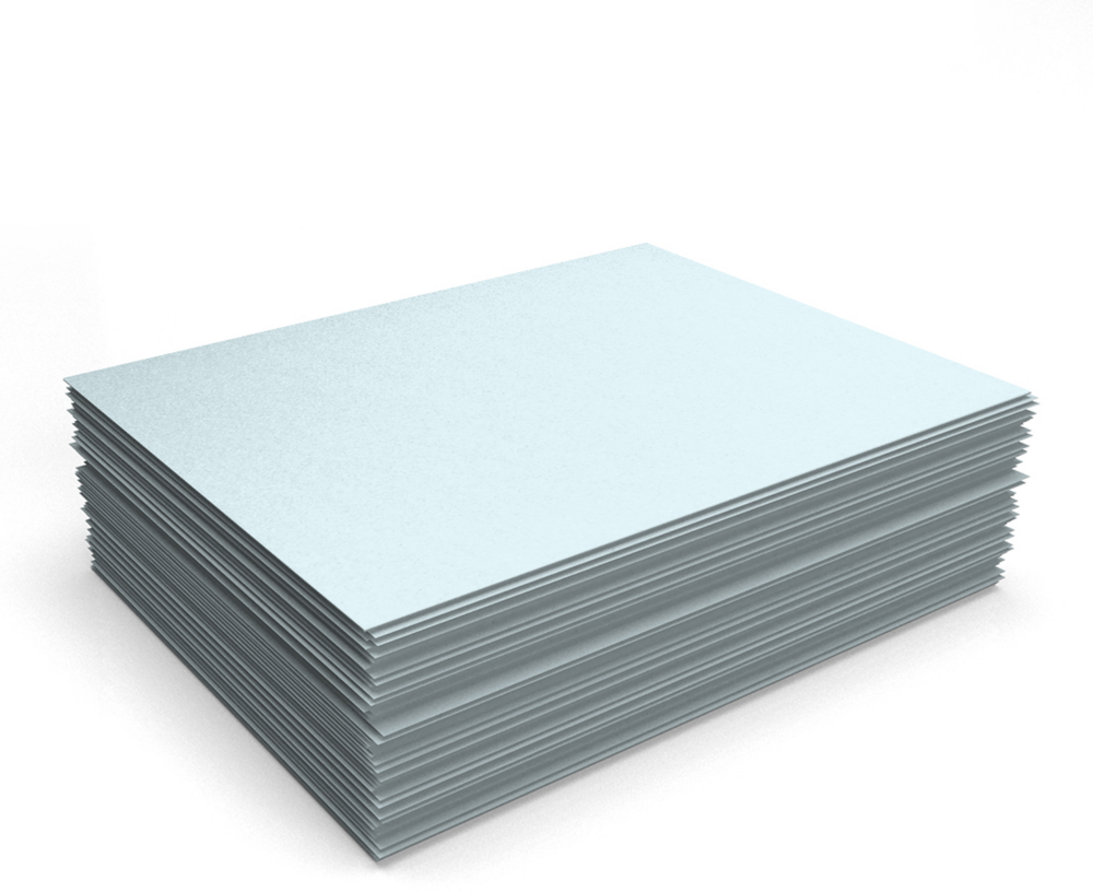 Aquamarine Blue Metallic 105lb 8 1/2 x 11 Cardstock