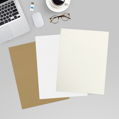 White Quartz Metallic 105lb 8 1/2 x 11 Cardstock