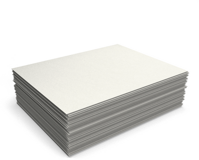 White Quartz Metallic 105lb 8 1/2 x 11 Cardstock