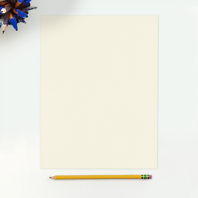 Natural White Recycled 80lb 8 1/2 x 11 Cardstock