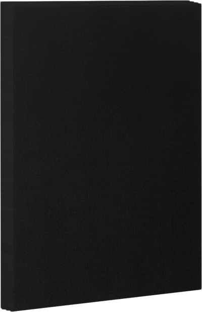 Black Linen 100lb 8 1/2 x 11 Cardstock