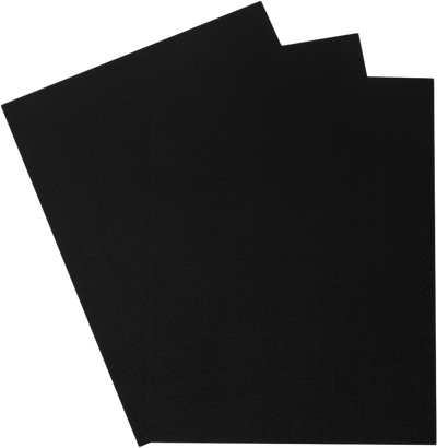 Black Linen 100lb 8 1/2 x 11 Cardstock