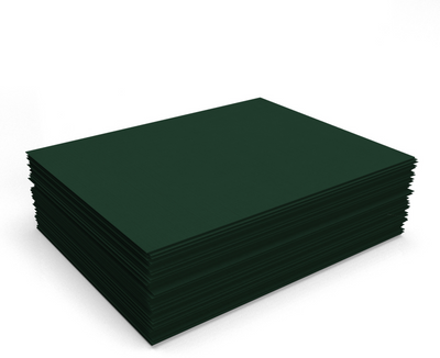Dark Green Linen 100lb 8 1/2 x 11 Cardstock