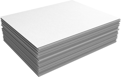 Crystal White Metallic 32lb 8 1/2 x 11 Paper