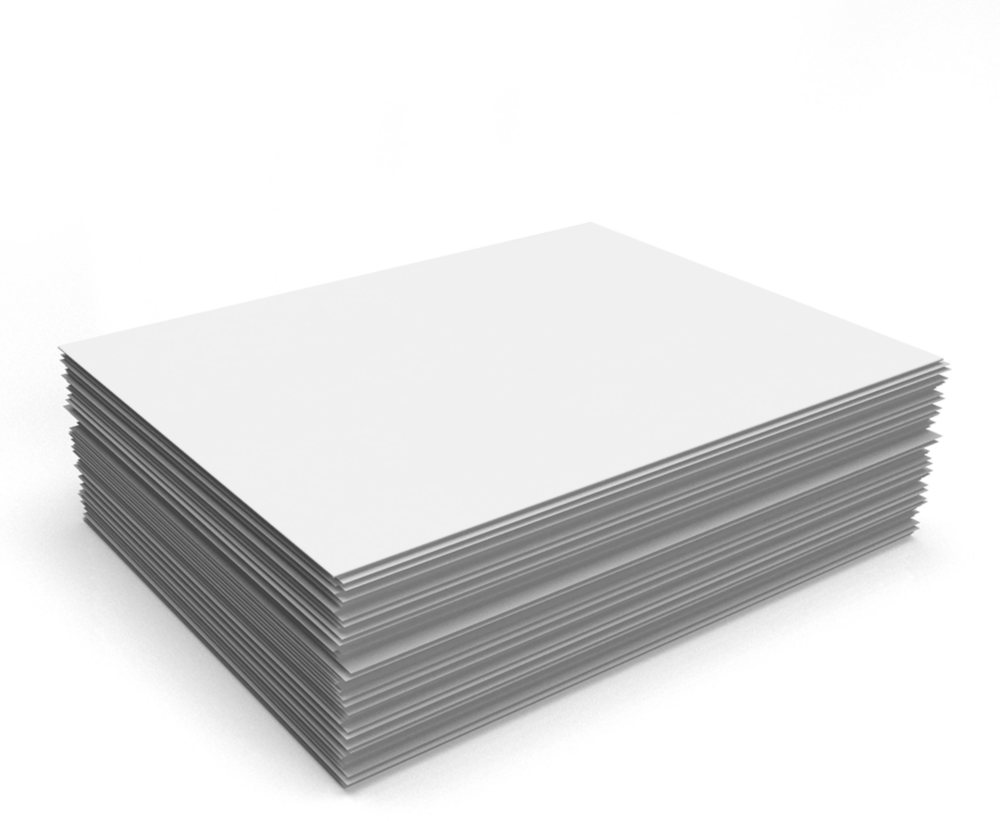 White Recycled 32lb 8 1/2 x 11 Paper