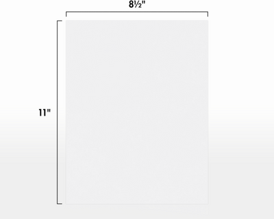 White Recycled 32lb 8 1/2 x 11 Paper