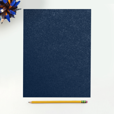 Lapis Navy Blue Metallic 32lb 8 1/2 x 11 Paper