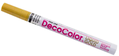 Gold Fine Line Opaque Paint Markers