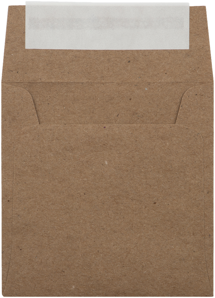 Grocery Bag 28lb 3 1/4 x 3 1/4 Square Envelopes with Peel & Seal