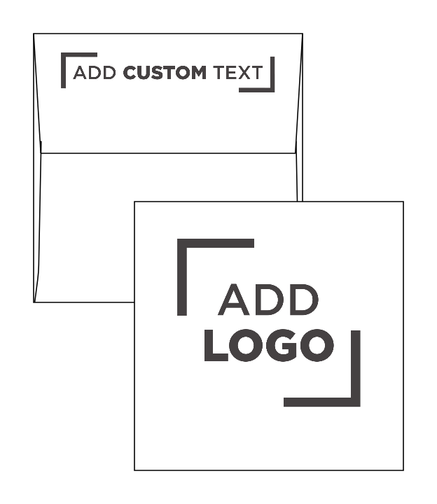 Silver Metallic 32lb 4 x 4 Square Envelopes with Peel & Seal