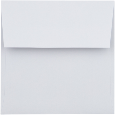 White 28lb 4 x 4 Square Envelopes with Peel & Seal