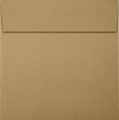 Grocery Bag 28lb 5 x 5 Square Envelopes with Peel & Seal