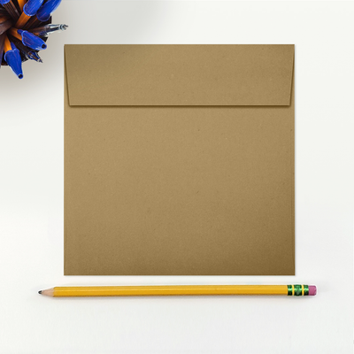 Grocery Bag 28lb 5 3/4 x 5 3/4 Square Envelopes with Peel & Seal