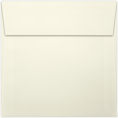 Natural Linen 32lb 5 3/4 x 5 3/4 Square Envelopes with Peel & Seal