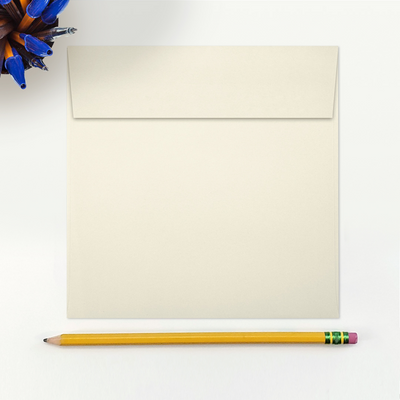 Natural 28lb Cougar 6 x 6 Square Premium Envelopes with Peel & Seal