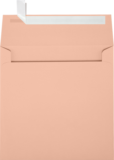 Blush Pink 32lb 6 x 6 Square Envelopes with Peel & Seal