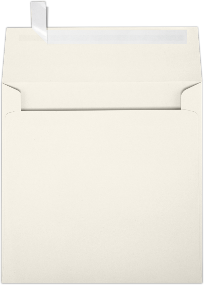 Natural Recycled 32lb 6 x 6 Square Envelopes with Peel & Seal
