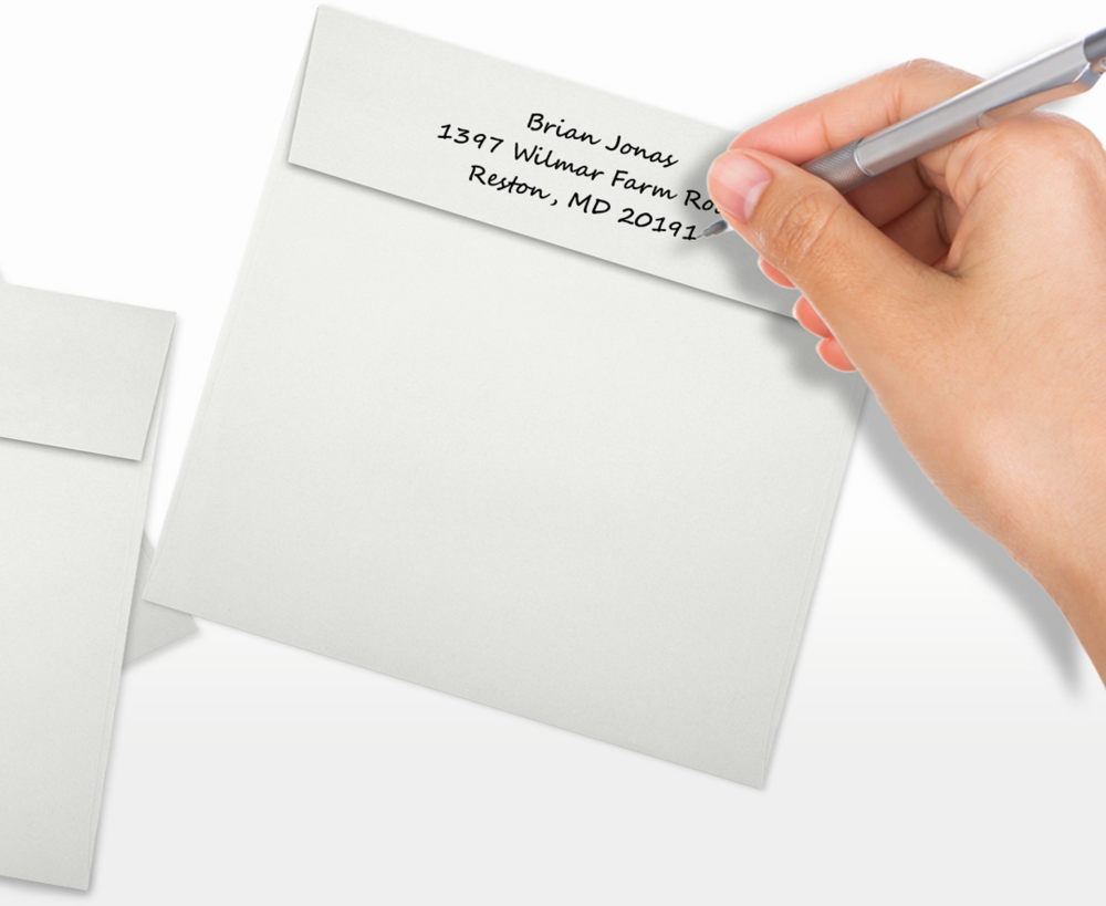 Natural 100% Cotton 32lb 6 x 6 Square Envelopes with Peel & Seal