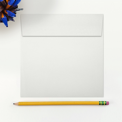 Natural 100% Cotton 32lb 6 x 6 Square Envelopes with Peel & Seal