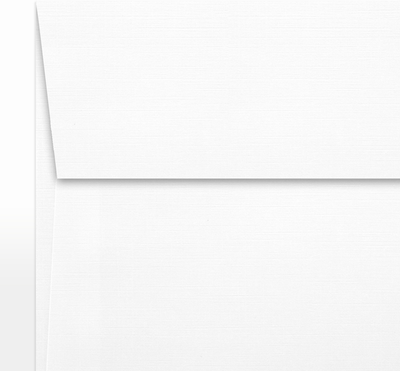 White Linen 32lb 6 x 6 Square Envelopes with Peel & Seal