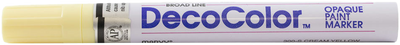 Cream Yellow Broad Line Opaque Paint Marker