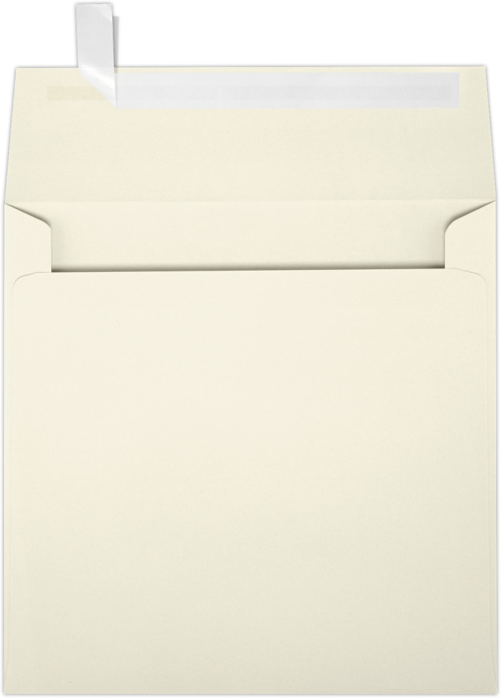 Natural 28lb Cougar 8 1/2 x 8 1/2 Square Premium Envelopes with Peel & Seal