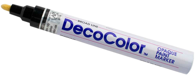 Black Broad Line Opaque Paint Marker