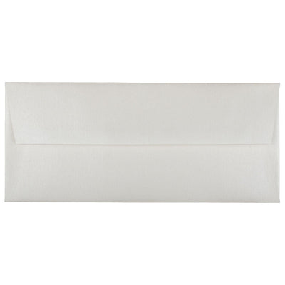 White Quartz Metallic 32lb #10 Square Flap Envelopes (4 1/8 x 9 1/2)