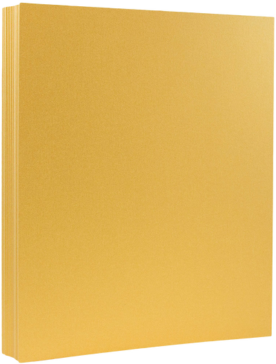 Gold Metallic 32lb 8 1/2 x 11 Paper