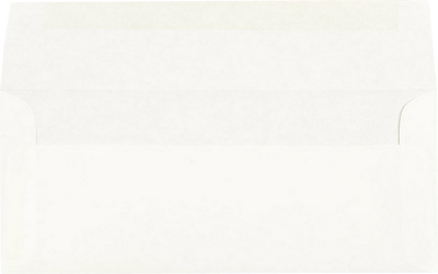 White Parchment 24lb #10 Square Flap (4 1/8 x 9 1/2)