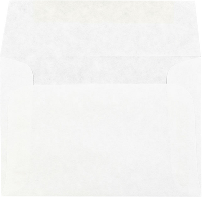 White Parchment 24lb A1 Invitation Envelopes (3 5/8 x 5 1/8)
