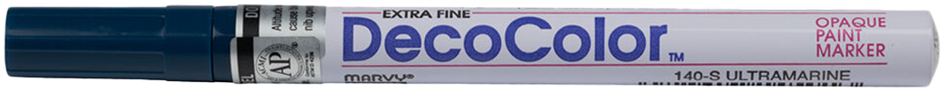 Ultramarine Opaque Extra Fine Line Paint Marker