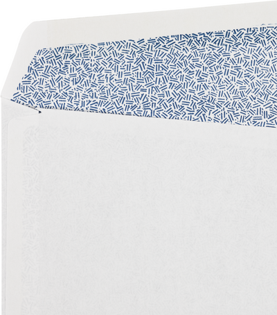 White with Security Tint 24lb #10 Window Laser Safe Envelopes (4 1/8 x 9 1/2)