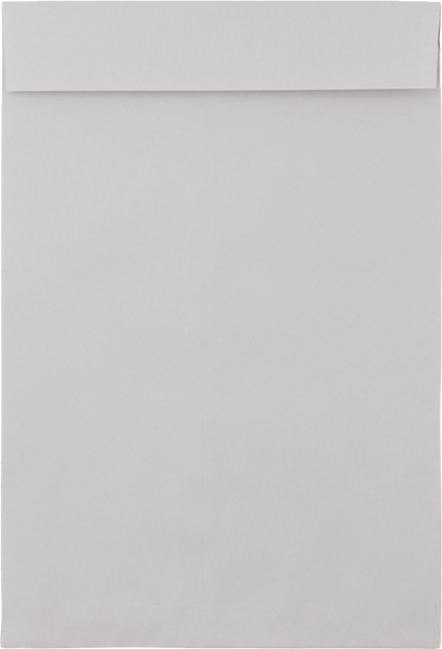 12 1/2 x 18 1/2 Open End Envelopes w/Peel & Seal - Gray Kraft 28lb
