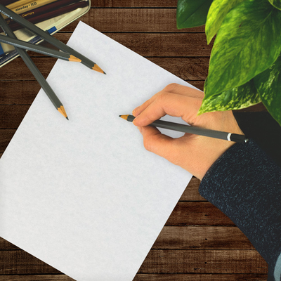 Blue Parchment 65lb 8 1/2 x 11 Cardstock
