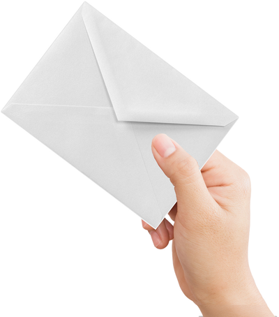 White 28lb Cougar 5 Bar V Flap Premium Envelopes (4 1/8 x 5 5/8)