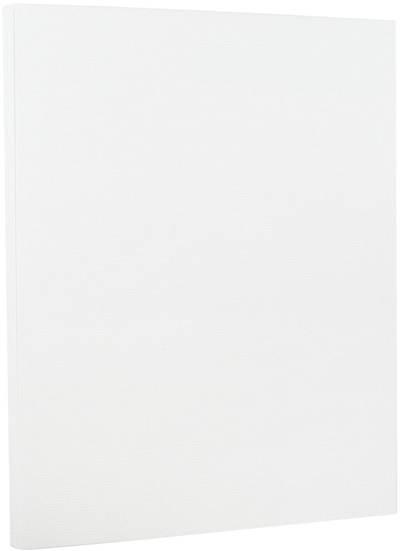 Bright White Laid 80lb 8 1/2 x 11 Cardstock