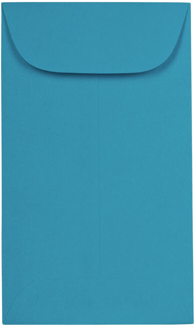 Pool Blue 32lb #3 Coin Envelopes (2 1/2 x 4 1/4)