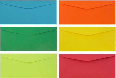 Assorted #9 Regular Envelopes (3 7/8 x 8 7/8) - 150 Pack