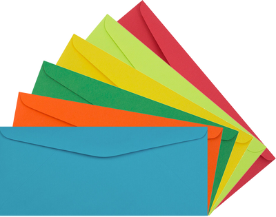 Assorted #9 Regular Envelopes (3 7/8 x 8 7/8) - 150 Pack