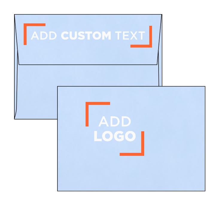 Baby Blue 32lb A1 Invitation Envelopes (3 5/8 x 5 1/8) with Peel & Seal